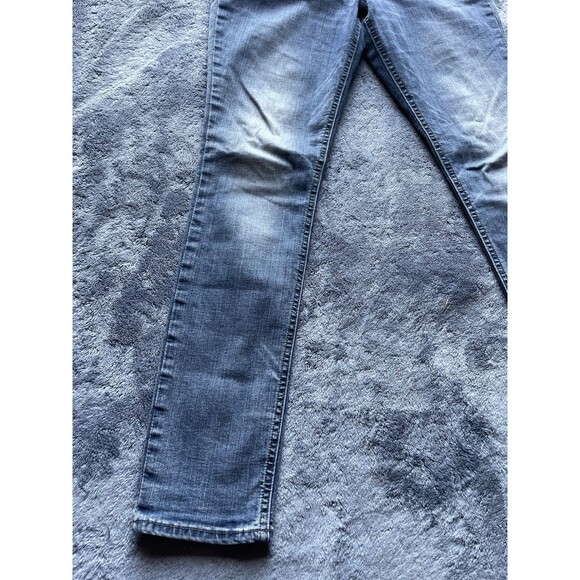 Express Jeans Womens Size 12 Long Stretch Denim Perfect Legging High Rise - Picture 2 of 8